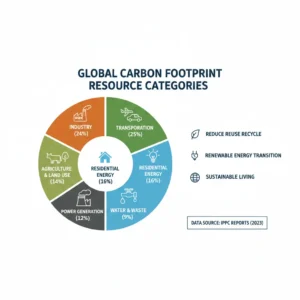 Carbon footprint toolkit showing calculator, education, reduction, tracking, and offsetting resources