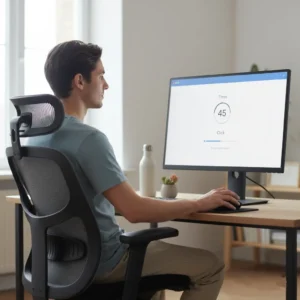 Person practicing CPS click speed test daily with mouse to improve gaming performance and hand coordination