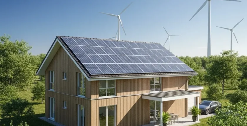 Green energy options for homes using solar, wind, and renewable electricity