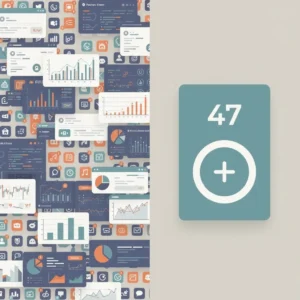 Comparison showing simple tally counter versus complex habit tracking app interfaces for behavior awareness