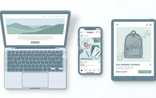 How to watermark photos for blog Instagram and online store using free Opinohive tool
